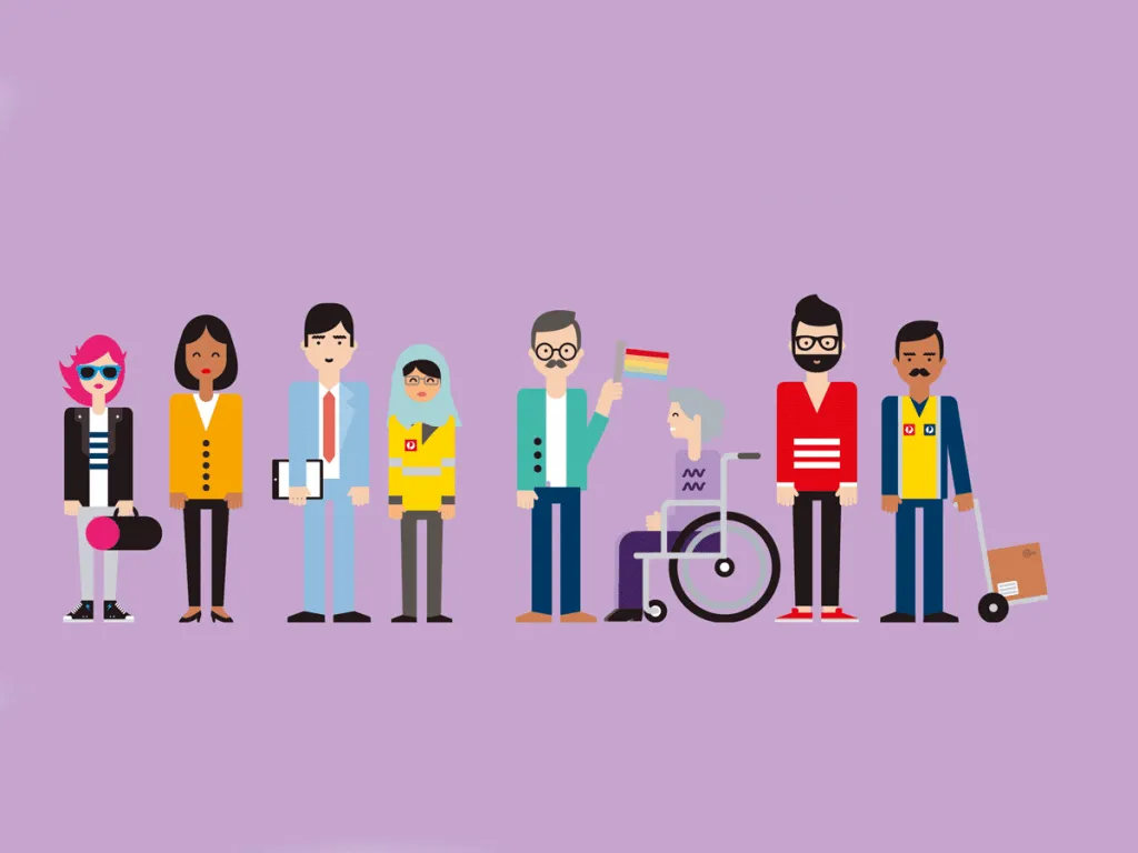 Inklusiver Arbeitsplatz mit barrierefreier Technologie